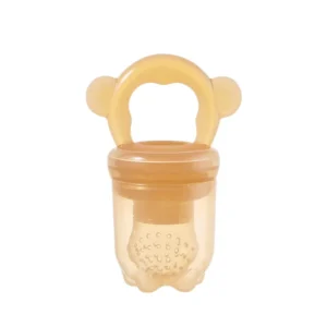 monkey-shaped silicone baby fruit feeder
