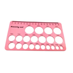 silicone nipple measuring ruler
