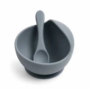 baby silicone suction bowl spoon set