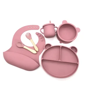 Custom Silicone Baby Feeding Dinnerware Set