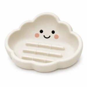 silicone cloud soap dish
