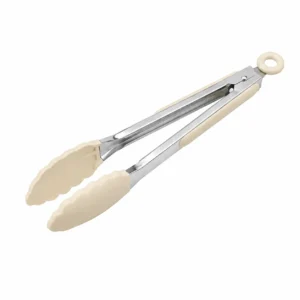 stainless steel silicone food tongs