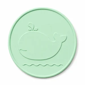 whale silicone coaster