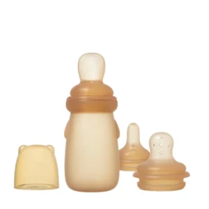 silicone feeding spoon bottle set